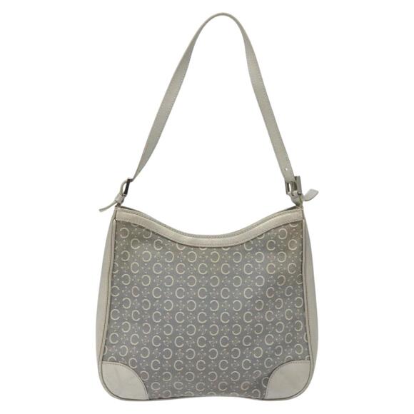 CELINE C Macadam Canvas Shoulder Bag Gray - Picture 2 of 12